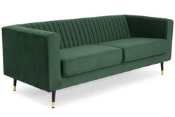 Kanapa sofa trzyosobowa OXFORD III - ciemnozielona